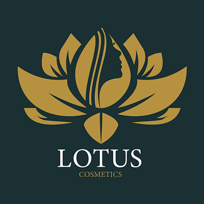 Cosmetics Lotus branding design graphic design