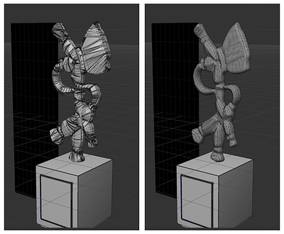 Modelling golden statue prize (render in the next post) 3d