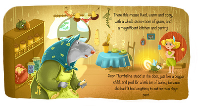 There this mouse lived charactersdesign childrensbookillustrator cute design graphic design illustration illustrator procreate tale ui