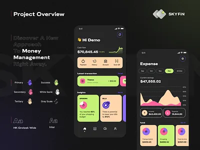 SKYFiN: Money Management app application design artonest artonest design best mobile app dribbble design figma finance financial design fintech graph illustration ios mobile payment top mobile app top mobile app dribbble ui ux wallet