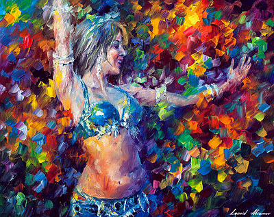 BELLY DANCER oilpaintingoncanvas