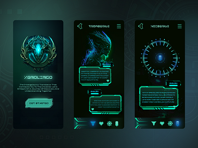 Language Translation App | Alien Communication ai app alien graphic design illustration language ltranslation mobile app ui ui design website