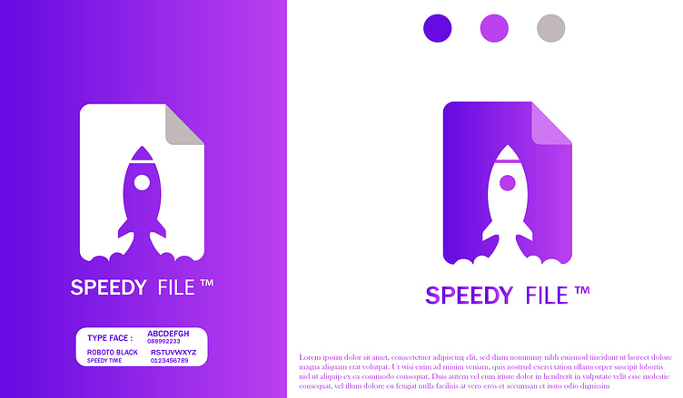 Speedy File ™ Logo Design 🔥 by Kajul Kumar Palash on Dribbble
