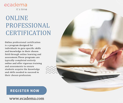 online professional certification