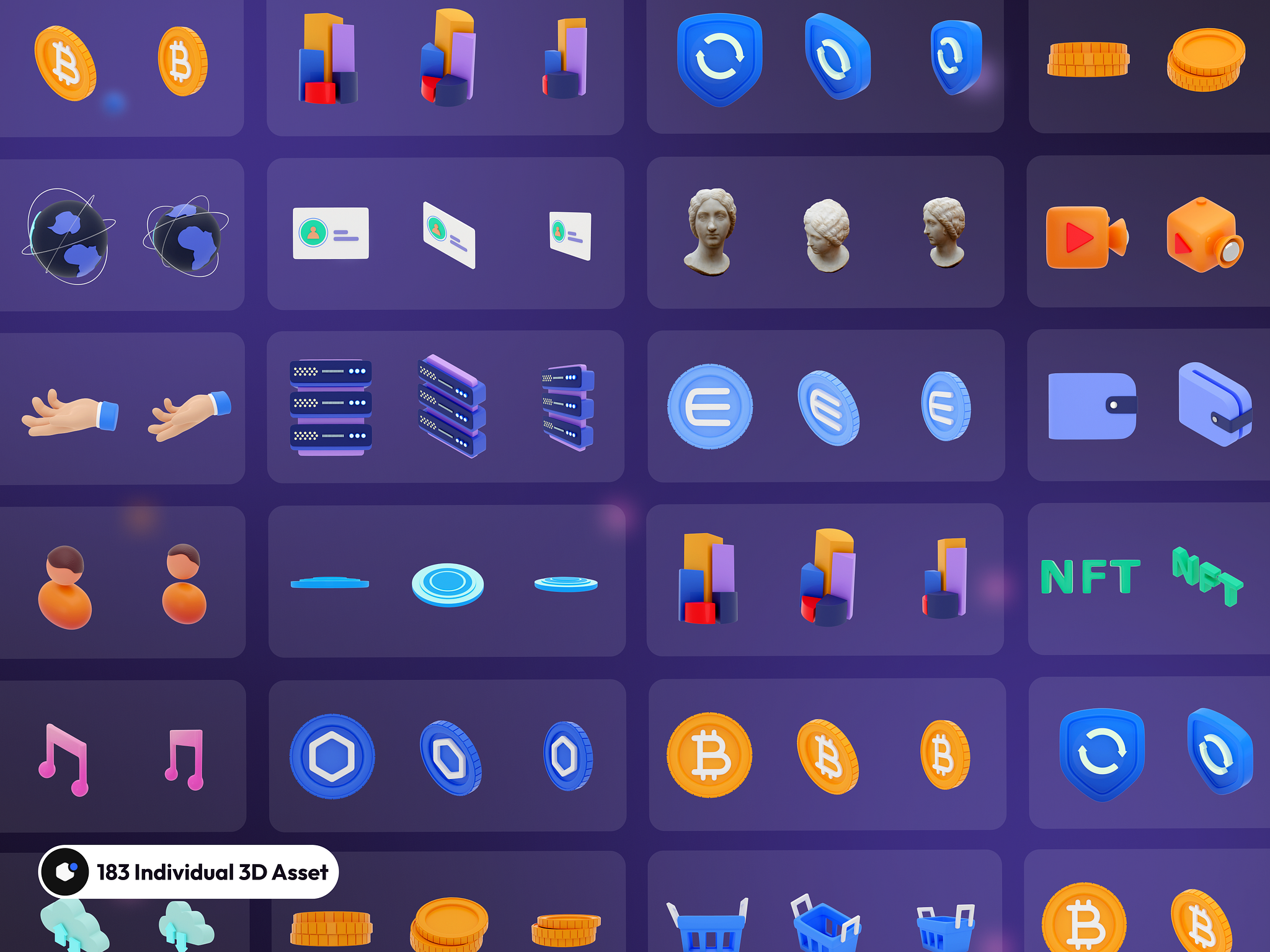 Crypto Currency 3D compositions and Icon Set by Design Monks - UX UI | Web  Design | Web & Mobile App | Branding for Design Monks LLC on Dribbble