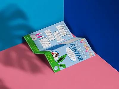 Happy Easter booklet booklet branding graphic design