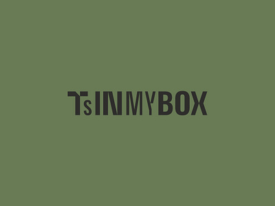 T's in My Box | Visual Identity branding design graphic design logo typography vector