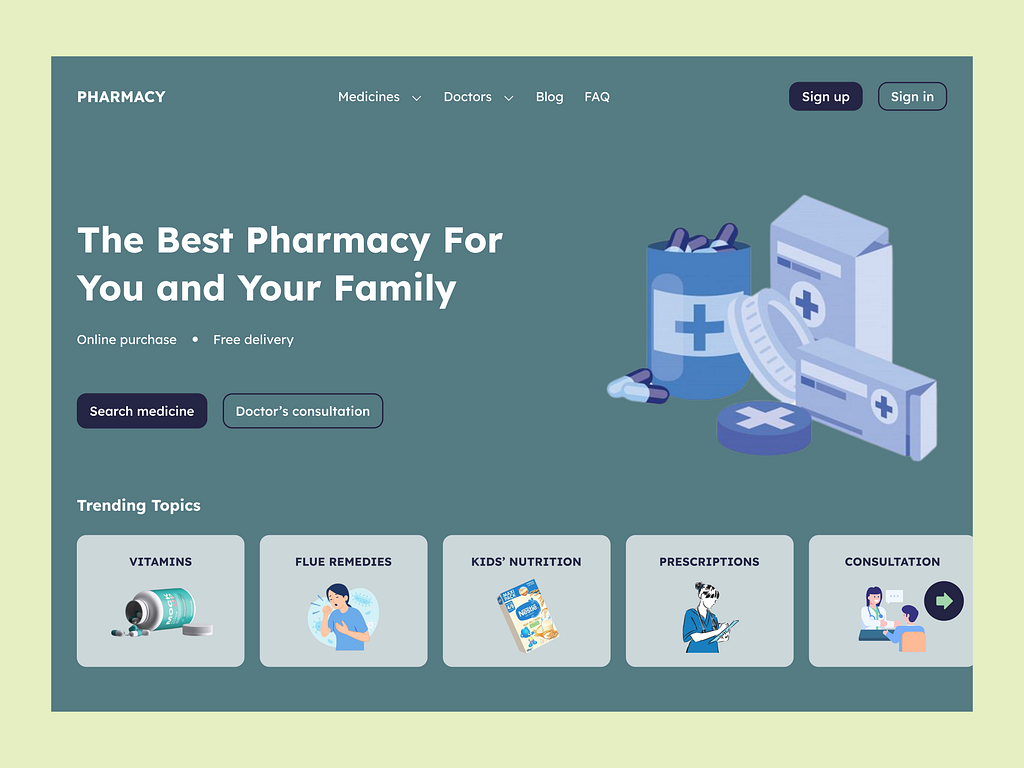 Pharmacy by Elene Kokhreidze on Dribbble