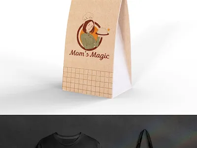Mom's Magic Logo Branding