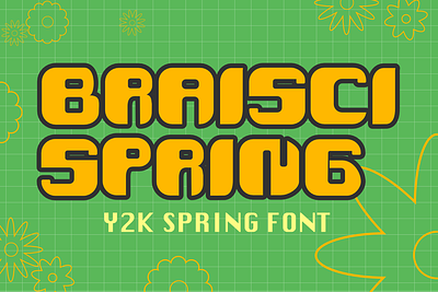 Braisci Spring - Y2K Spring Font stand out