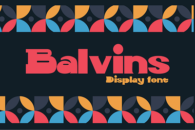 Balvins - Display Font branding