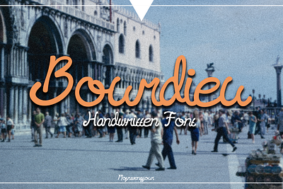 Bourdieu - Handwritten Font balance