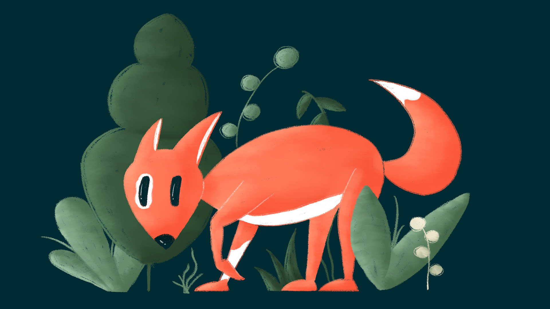 Fox animal animal illustration animation character design fox fox illustration illustration motion graphics