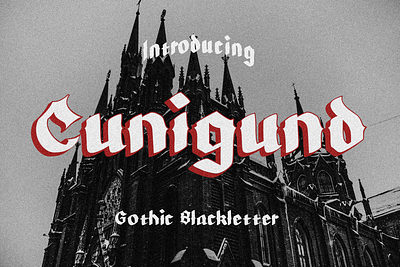 Cunigund - Gothic Blackletter poster