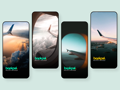 Onboarding variation for booking app booking design figma figmadesign flight booking minimal mobile app onboarding ui ux web