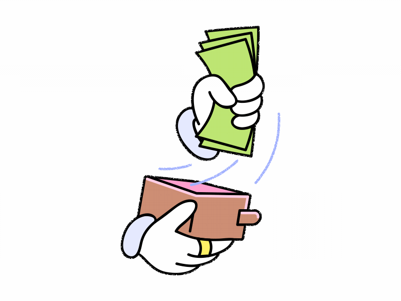 Sales cartoon cash finance gif invest investment investor loop meme money rich sales wallet