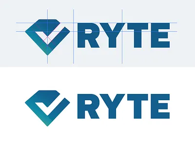 Ryte Logo branding design logo