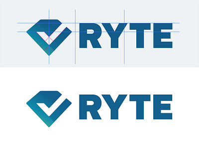 Ryte Logo branding design logo
