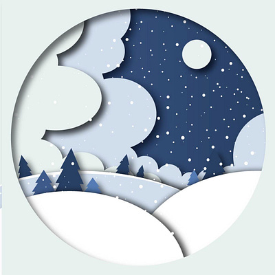 winter design graphic design illustration vector