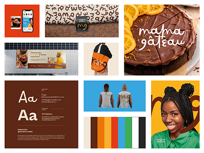 Mama Gâteau - Brand Identity brand designer branding cake designer design graphic design icon illustration logo logotypographique minimal monogramme typography ui ui designer