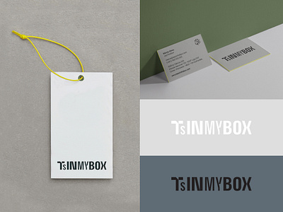 T's in My Box | Visual Identity branding design graphic design typography vector
