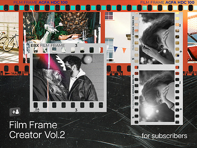 Film Frame Creator Vol.2 35mm collage download film film frame frame insta instagram instagram post old pixelbuddha retro social media social media post socials vintage