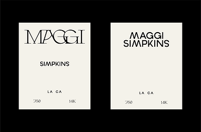Maggi Simpkins Brand Identity brand identity branding custom typography packaging design