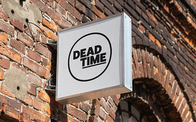 Dead Time bold branding bold design bottle shop branding graphic design illustration liquor store logo logo design shop branding signage typography
