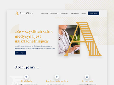 Arte Clinic - healthcare branding art branding clinic doctors healthcare logo medical medicine treatment ui web website