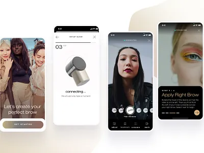L'Oreal Brow Magic ar beauty hardware product design tech ui ux