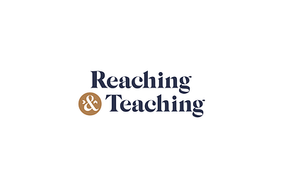 Reaching & Teaching Logo branding icon logo ministry type