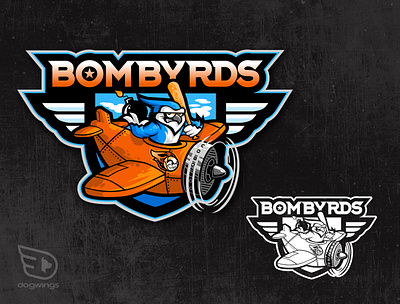 Logo concepts - little league baseball baseball bluejay bombers chipdavid dogwings drawing graphic design logo vector