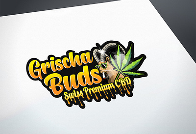 PREMIUM CANNABIS WEED HEMP CBD LOGO DESIGN cbd logo design