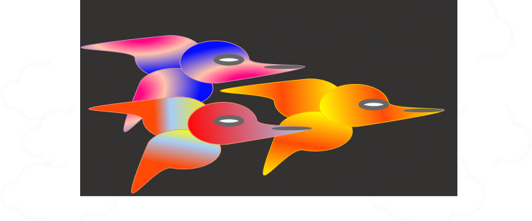 Birds Illustration colorful figma figmadesign illustration