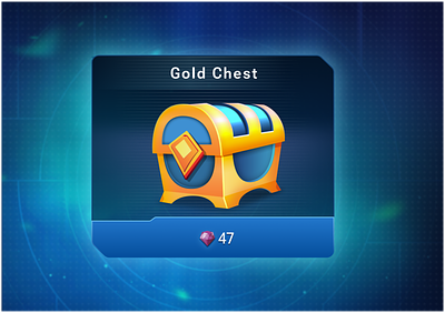 Gold Precious Chest 2d chest chestui design game gamestore gameui illustration interface inventory store ui ux