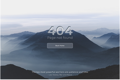 404 Page UI 404page design graphic design typography ui website