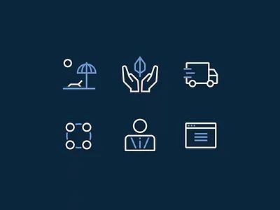 Reyes Holdings Iconography animation branding design graphic design icon icons interactions interface motion graphics transitions ui uiux user interface ux webdesign website