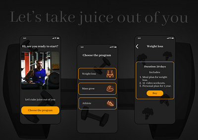mobile app for fitness coach android app design coaching fitness ios mobile app design ui ux ux ui design