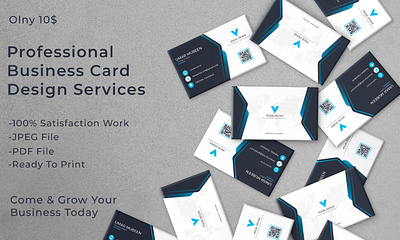 Visiting Card Design branding business card design digital card graphic design