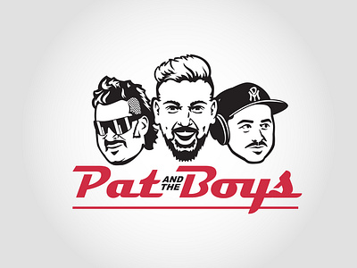 Pat and the Boys illustration logo pat mcafee sports