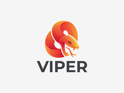 VIPER app branding design graphic design icon illustration logo ui ux vector viper coloring viper logo