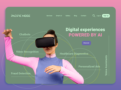 Pacific Node - Digital experiences powered by AI brand design branding design graphic design ui
