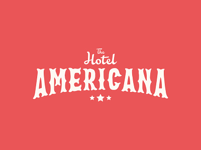 Hotel Logo/Branding Concept american beach boardwalk branding business concept hotel logo motel ocean retro typography vintage
