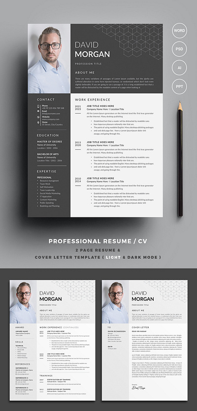 Resume/CV Template resume bundle