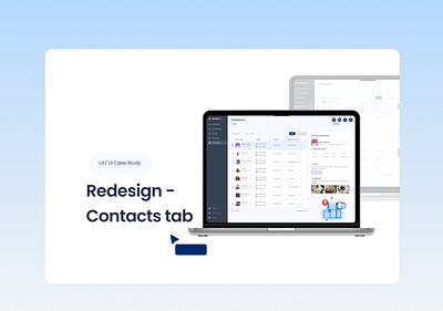 Redesigning the contacts tab | On-Demand platform design ui ux