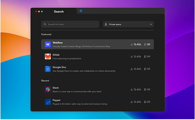 Dark Mode Search design figma mockup daily daily icon typography ui ux