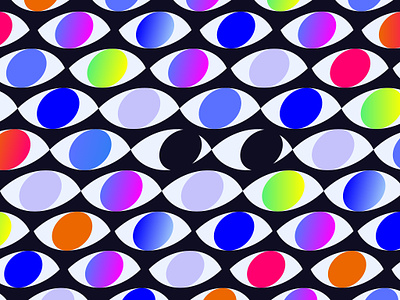 DeSo 👁️ blockchain chain colorful colourful eyes geometric geometry illustration minimal neon snoop spy