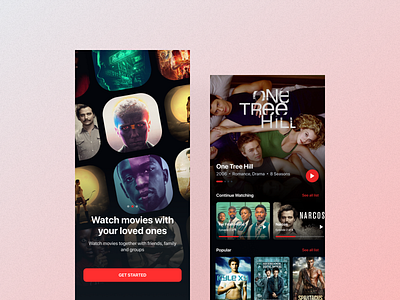 Moflix. A subscription-based movie streaming service mobile app movie apple netflix streaming app ui uidesign uiux uxdesign