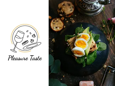 Logo for restaurant branding food graphic design logo logo design restaurant taste vector
