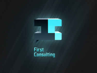 First Consulting Logo branding design graphic design logo